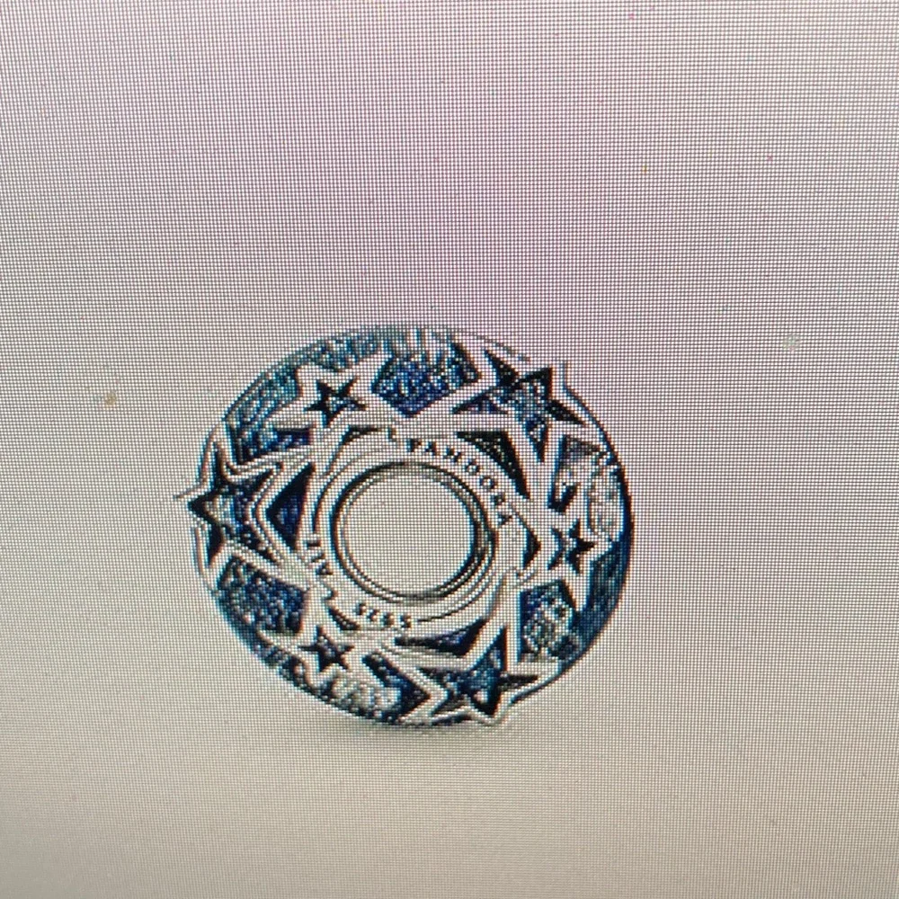 Pandora Celestial Blue and Silver Charm